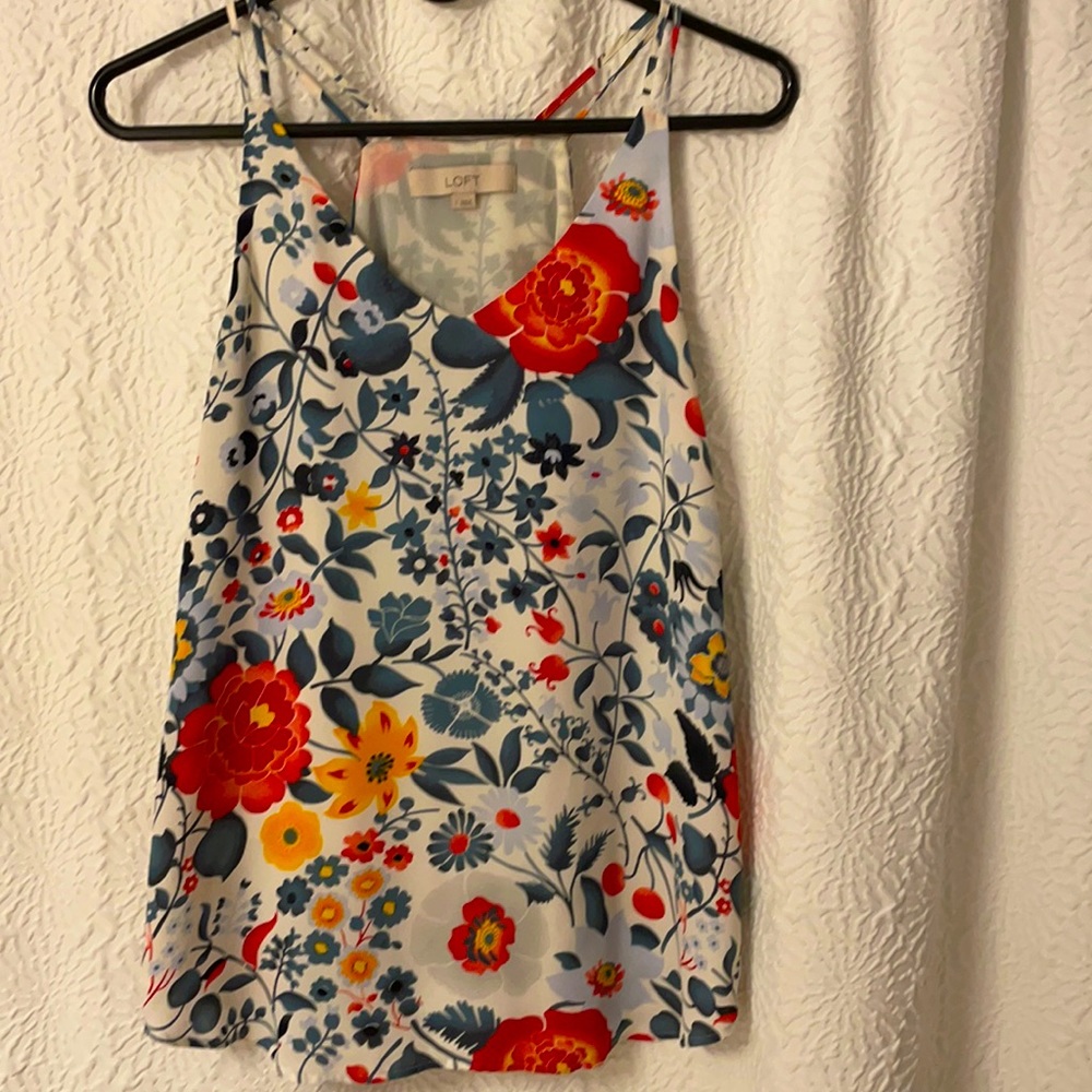 Loft flowered camisole